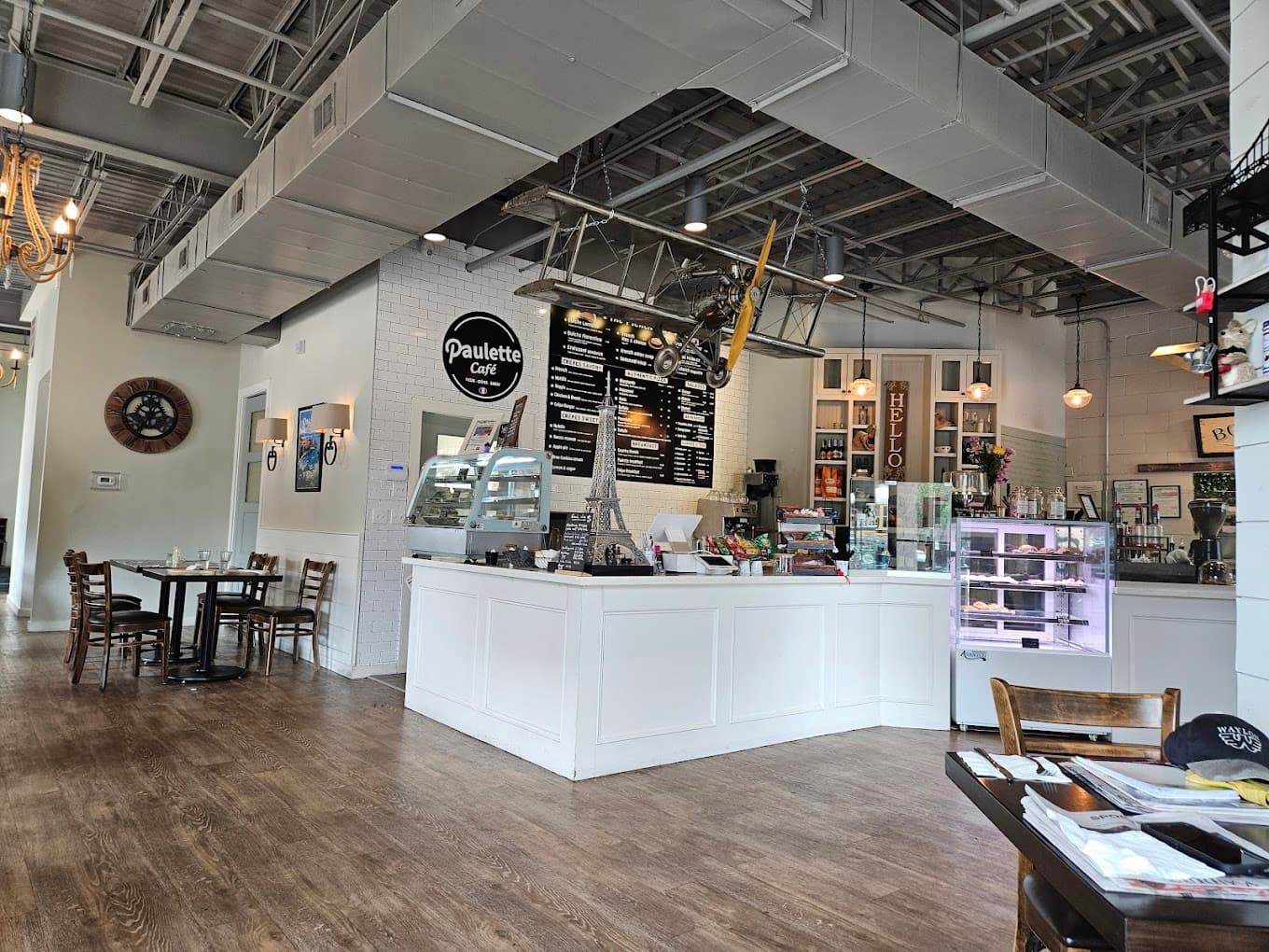 Inside Paulette Cafe in Conroe